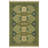 Olive Green Global Diamond Area Rug