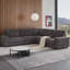 Canapé modulaire en L 110 po Smart-1267074230