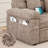 59.6" Convertible Sofa Bed with Adjustable Back, Charging Station & Pillows-858212862