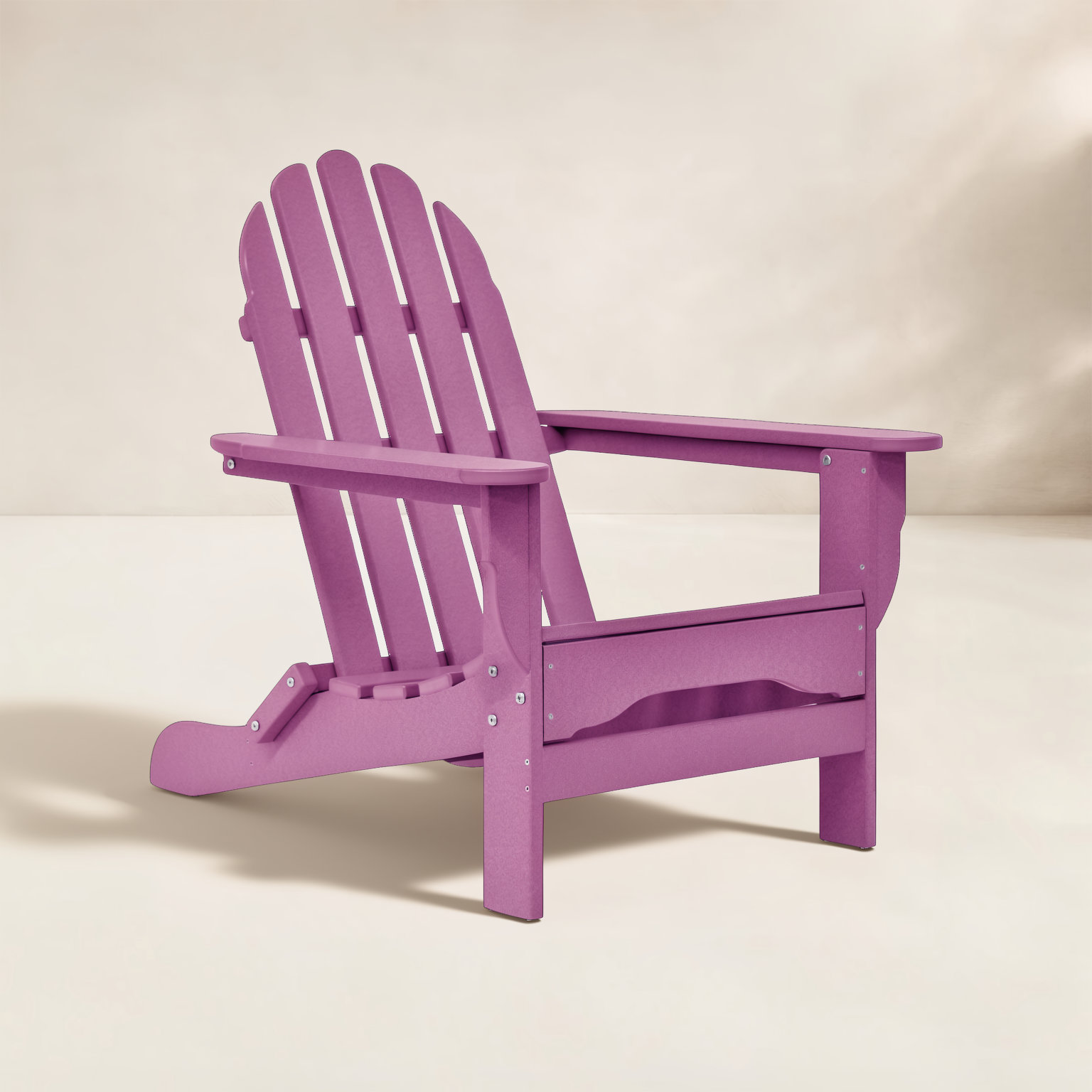 Leighton Outdoor Adirondack Chair, Lilac