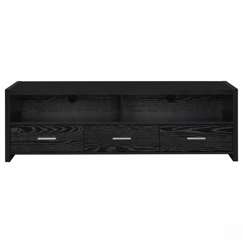 Meuble télé 3 tiroirs en bois d'ingénierie