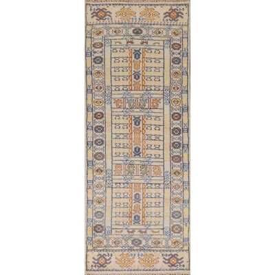 Tapis de couloir oriental géométrique 3x8