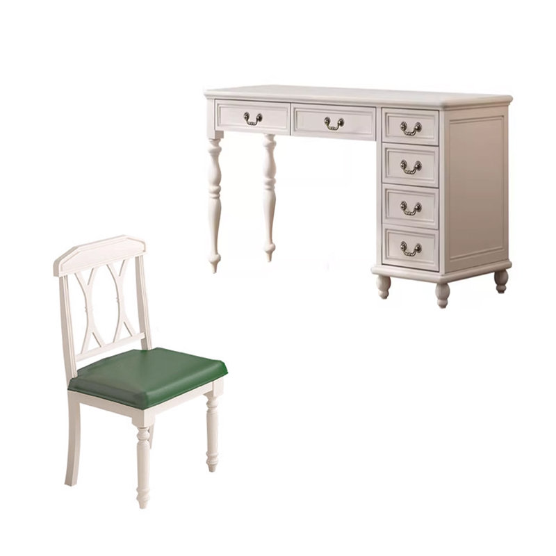Bureau multifonctionnel rétro de style américain