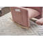 Chaise berçante en tissu avec repose-pieds Teddy-702460789