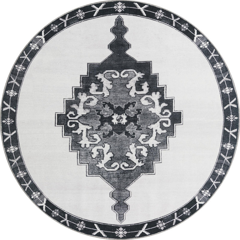Antwane Oriental Indoor Rug, Round 7'6"