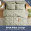 Ensemble d'édredon plissé avec draps Bed-in-a-Bag-103134057-103134060