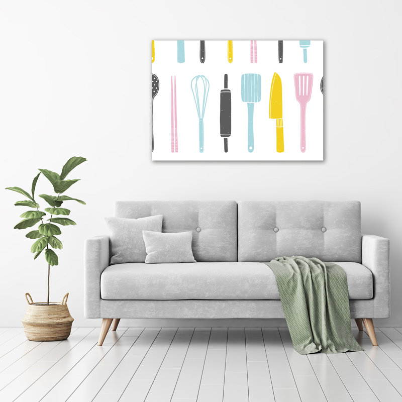 Kitchen Tools - Wrapped Canvas Print