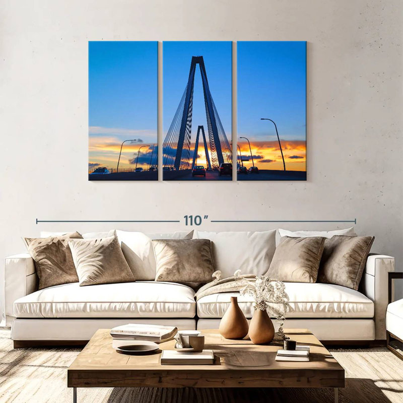 Lilie Cooper River Bridge, 48" H x 74" W