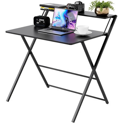 Metal Base Computer Desk