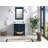 Colleen 30'' Single Bathroom Vanity with Marble Top-825525555-875438183