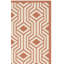Tapis intérieur / extérieur beige / terre cuite Arneshia-20794437