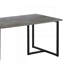 Ensemble de table d'appoint 3 pièces gris et noir patiné
