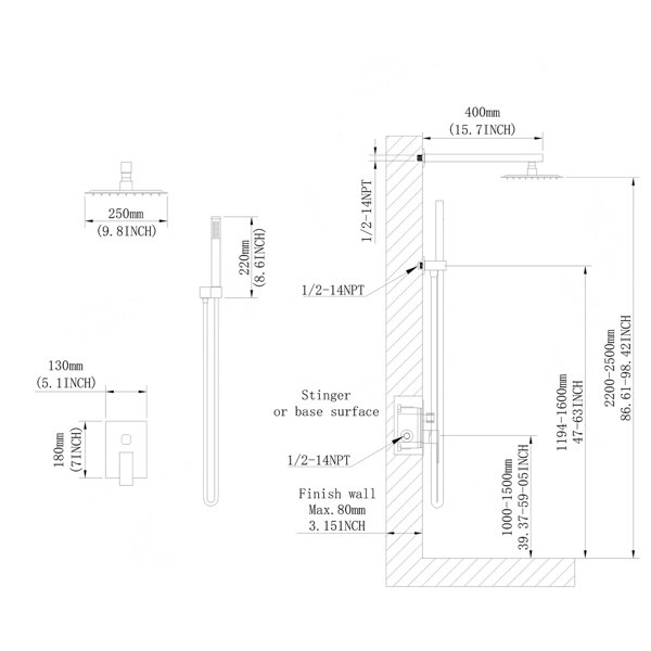 Dimensions du produit