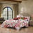 Ensemble d'édredon réversible 100% satin de coton 5 pièces Bebejan-103690638