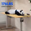 Bureau debout à hauteur ajustable Eric, bureau 100% bambou-767975773-767975719