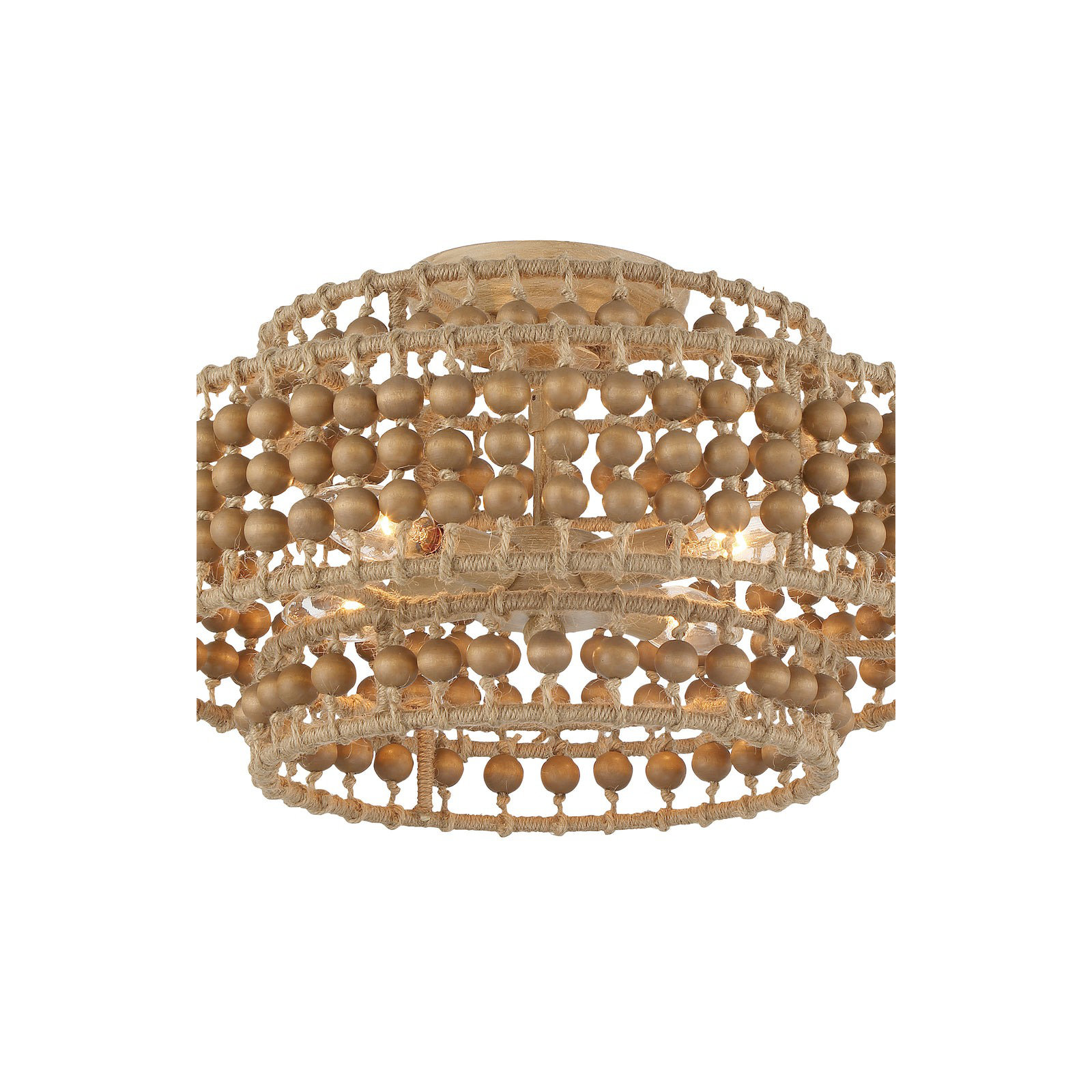 Ana 3 Light Semi Flush Mount