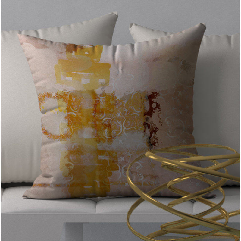 Housse et insert de coussin carré pailleté raffiné, 24" X 24"