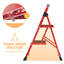Encinal Metal Folding Ladder 2 Step Ladder,Step Stool-552704161