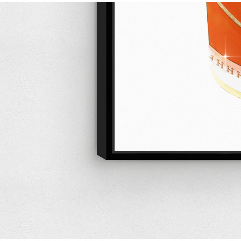 Art mural pour chambre à coucher Fashion and Glam French Luxe, H 16 po x l 16 po, Cadre noir