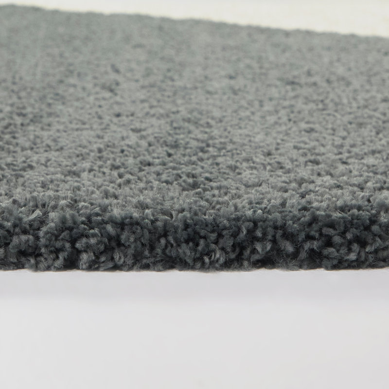 Tapis abstrait gris anthracite Eleina, Rectangle 7 pi 10 po x 10 pi