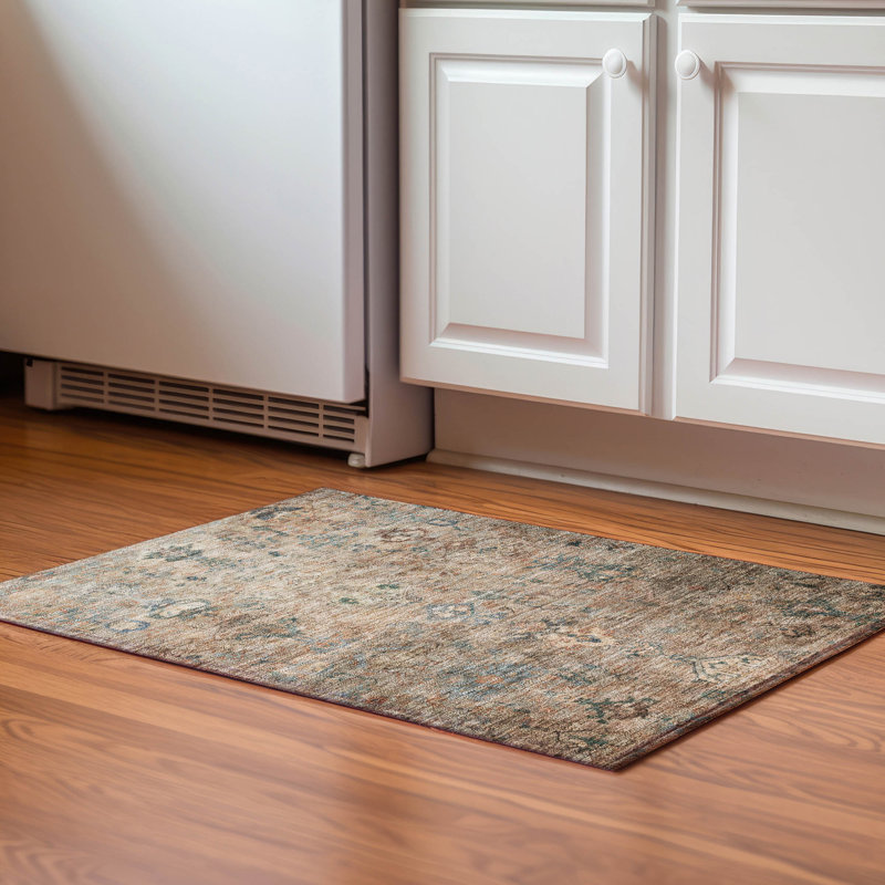 Tapis de qualité supérieure lavable à la machine Mayfield Global, Kaki, 2 pi 6 po x 3 pi 10 po