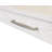 Modern Wood Office Writing Desk, Storage Table, White
