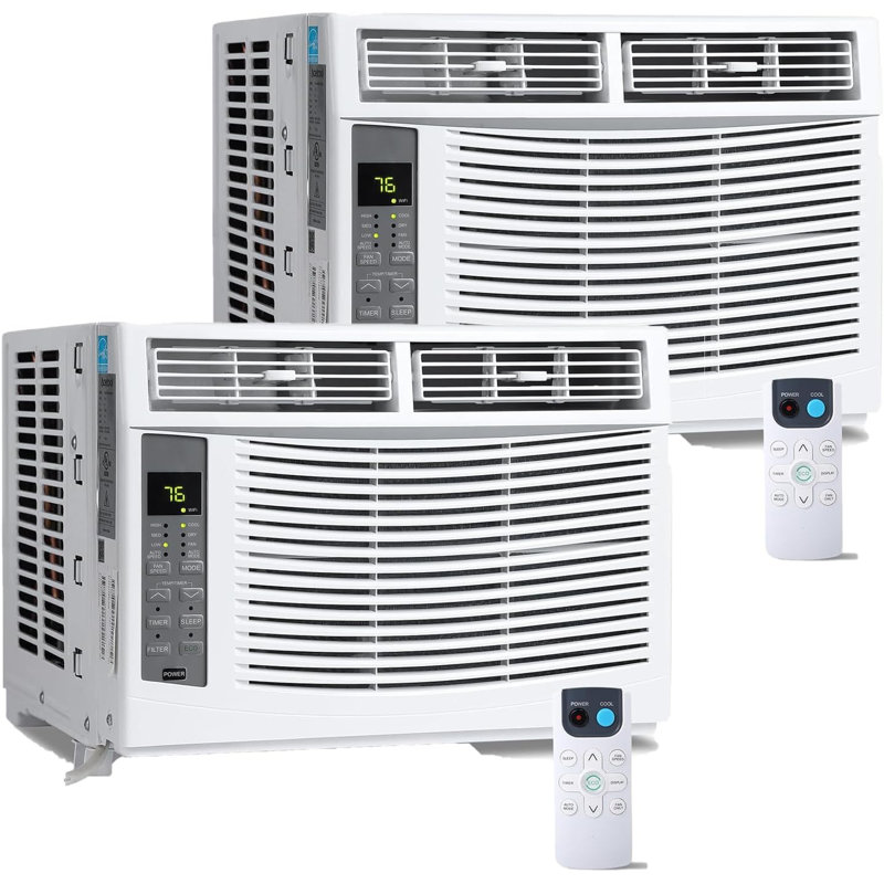 2 Pack 6000 BTU Window Air Conditioner