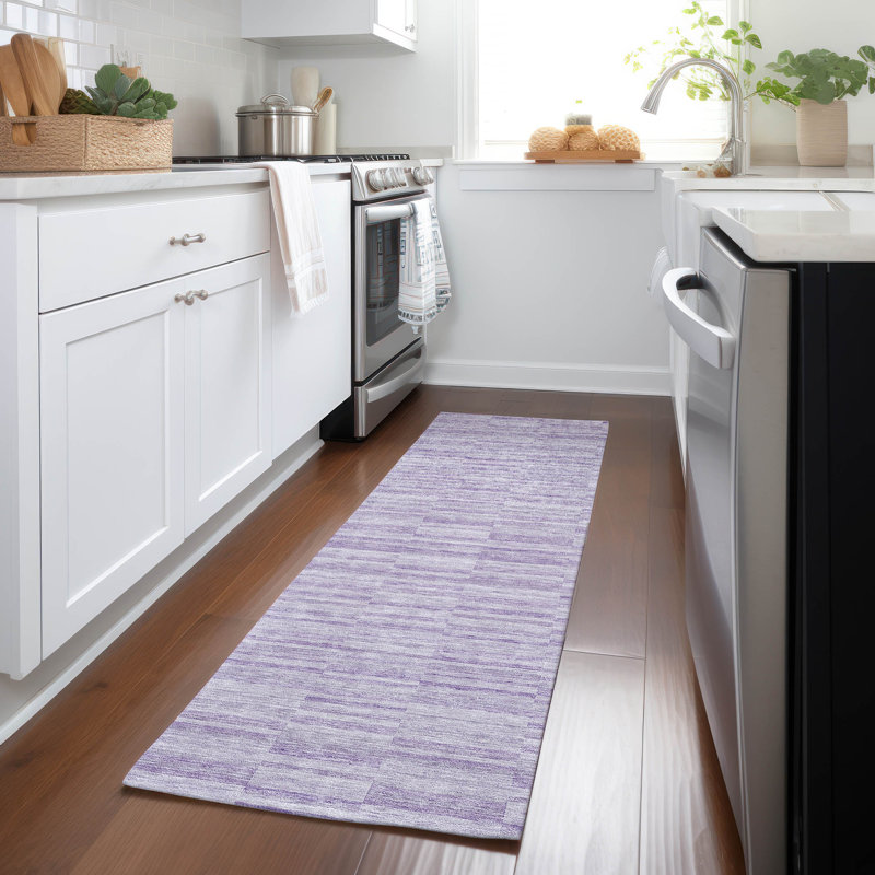 Colier Striped Indoor / Outdoor Rug, Runner 2'3" x 7'6"