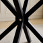 Vintage Style Dining Table - Round Table  For 4 To 6 People - 100 X 77 Cm (W X H)-939897427