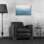 «Misty Blues I» par Tim O'Toole, art mural en verre acrylique