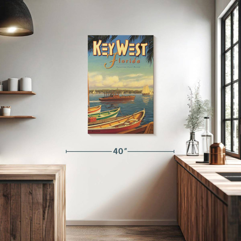 Hannes Key West Florida, 36" H x 24" W
