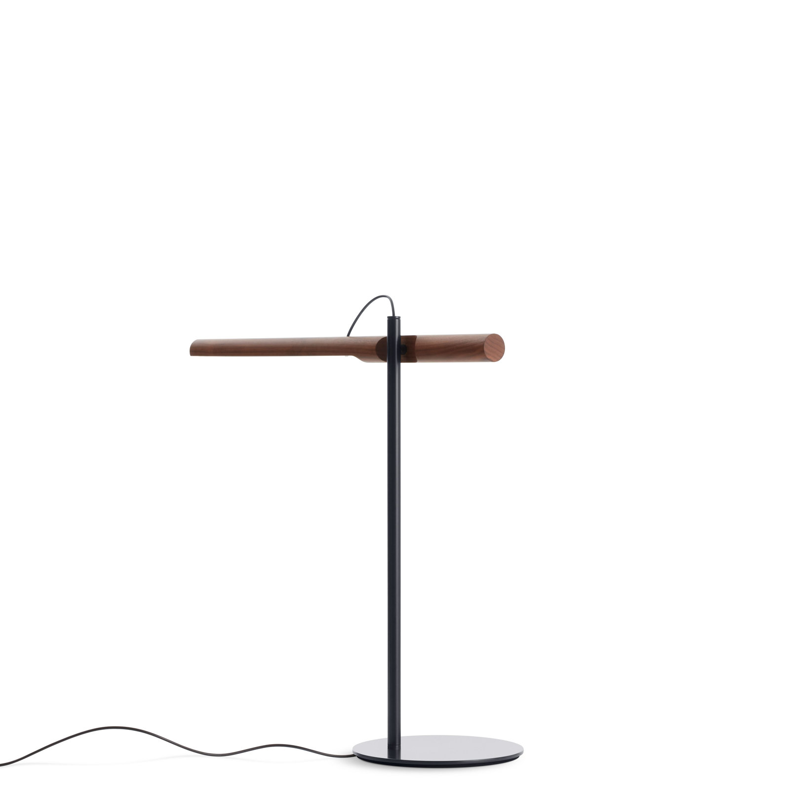 Type A Metal Desk Lamp, Walnut, Oblivion