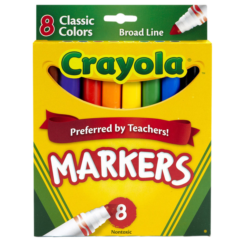 Marqueurs à colorier originaux 8 couleurs