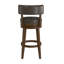 Wendover Upholstered Wood Swivel Stool-997306843