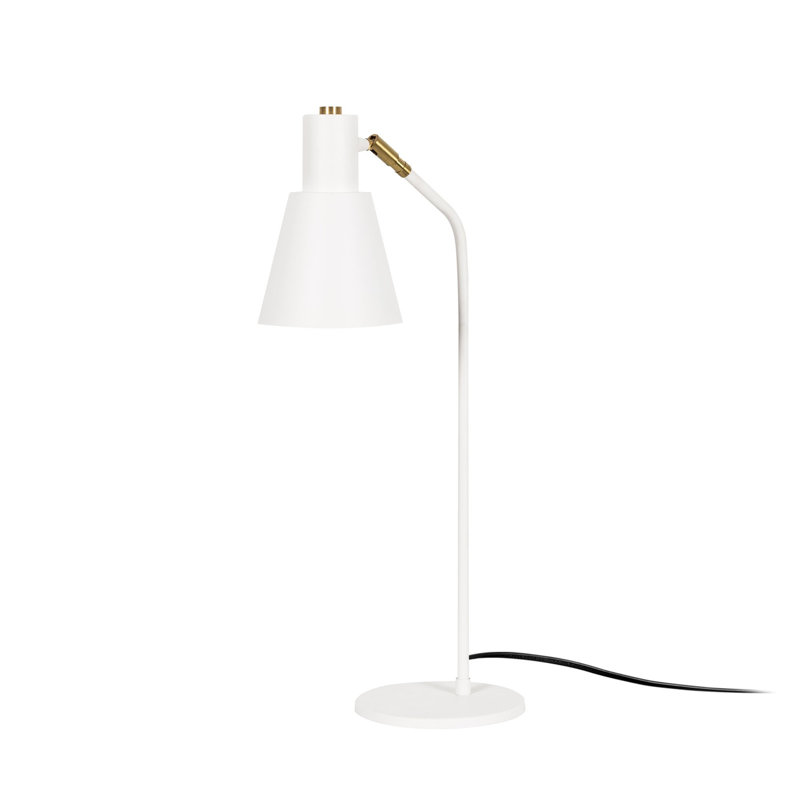 Metal Desk Lamp, White