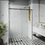 Porte de douche coulissante sans cadre avec verre transparent 3/8 po l 56-60 "x H 79" Luca-50205832