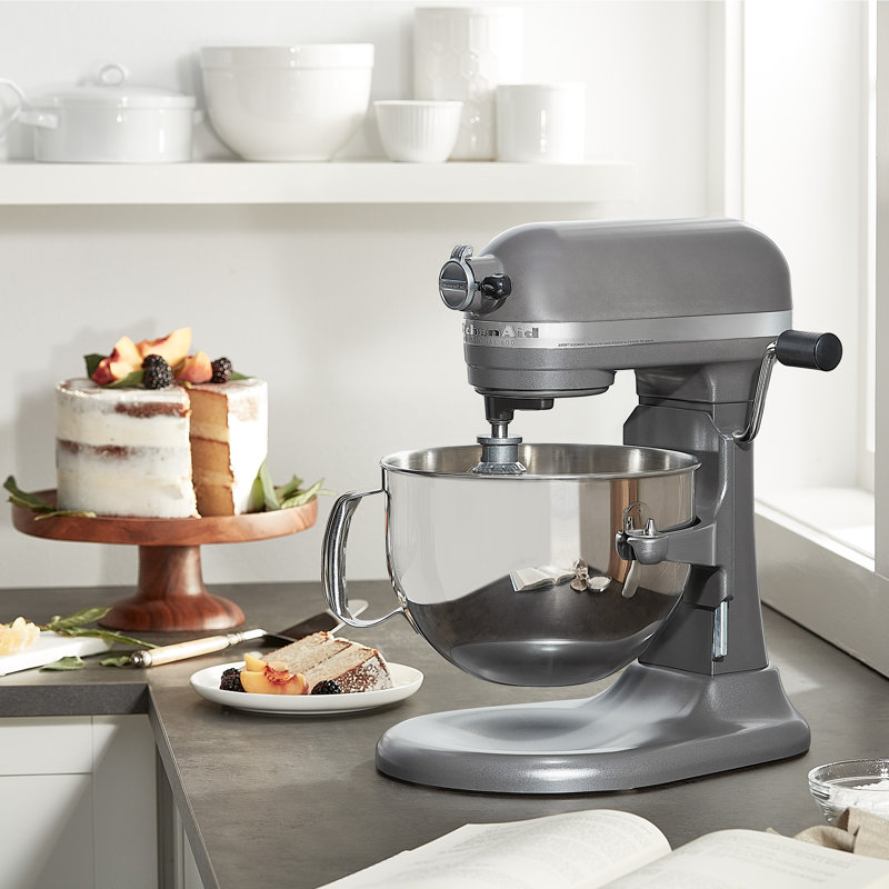 Batteur sur socle à bol relevable de 6 pintes Professional 600 Series de KitchenAid, Argent argent