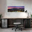 High Angle View Of A City At Dusk Culver City Santa Monica Mountains West Los Angeles Westwood California USA by Scott M. Tansey - Wrapped Canvas Panoramic Print-648446257