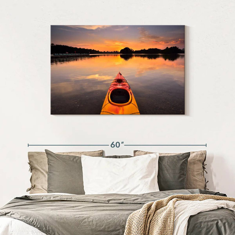 Mehar Orange Kayak, 30" H x 45" W