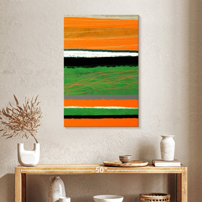 Avery orange et vert abstrait II