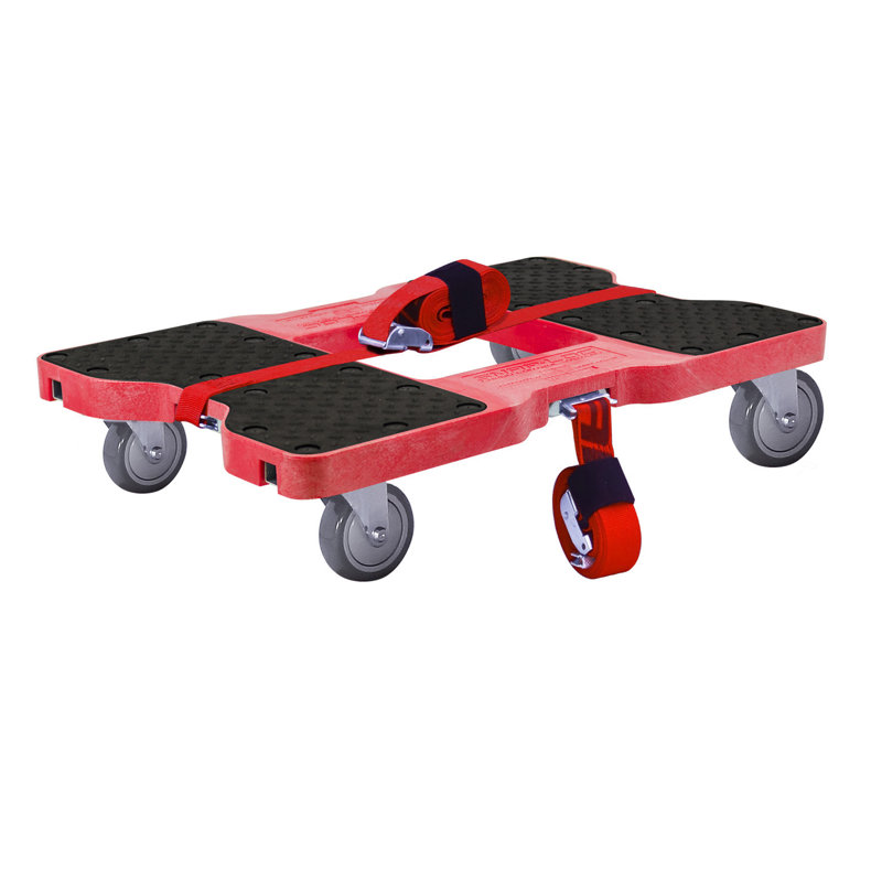 Roulettes pivotantes en polyuréthane de 4 pouces de 375 lb Snap-Loc