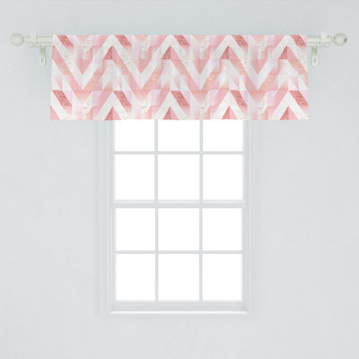 Chevron Tailored Window Valance