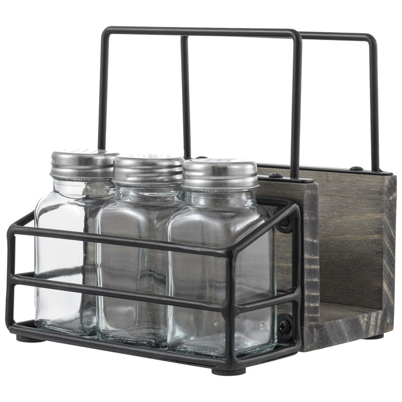Standing Napkin Holder w/ Spice Rack