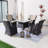 Aelys  4-Person Square Dining Set With Cushions