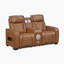 Ensemble de salon inclinable électrique en cuir fleur 3 pièces Roush-615707630