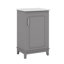 Petit meuble-lavabo moderne avec lavabo en céramique-116119044