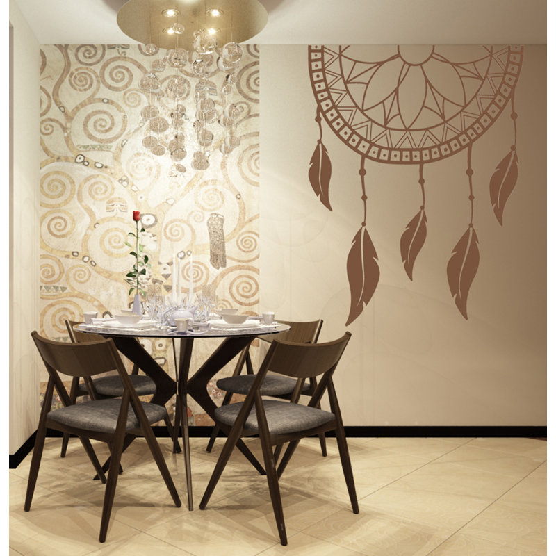 Adhésif décoratif arc-en-ciel Boho, H 46 po x l 58 po