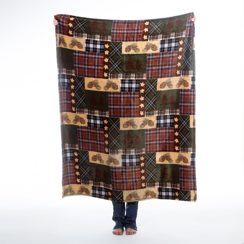 Couverture de voyage Tree Plaid