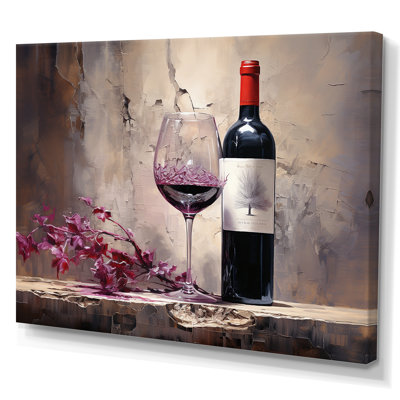 Claret Clarity I sur toile
