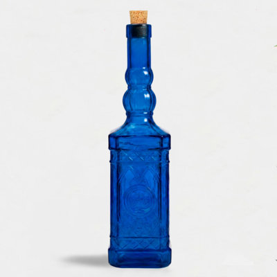 Talmo Ornate Recycled with Cork Decorative Bottle